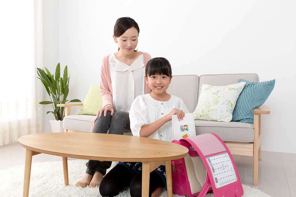 親子で片付け