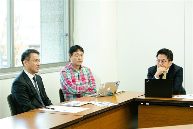 工藤勇一さん、佐藤昌宏さん、浅野大介さん