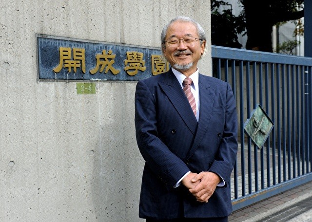 【文中写真】開成中高校長時代の柳沢氏