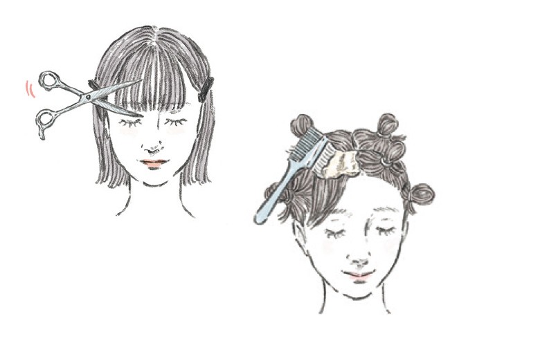 ポイントをおさえれば簡単 前髪カット セルフカラーリング Aging Gracefully わたしらしく輝く