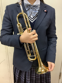 【校內の様子をお屆け?吹奏楽部】