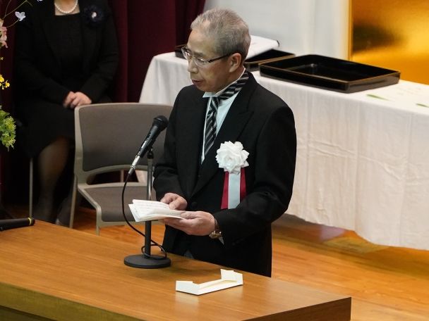 足立学園高等学校 第77回卒業証書授与式式辞